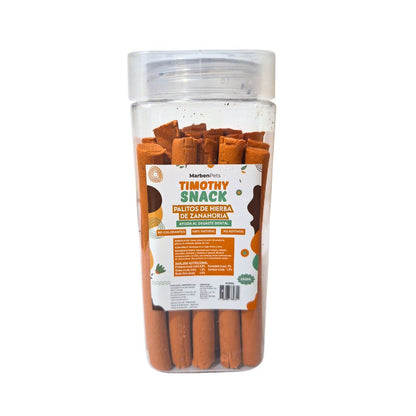 Timothy Snack Palitos de hierba de zanahoria pack 12 u