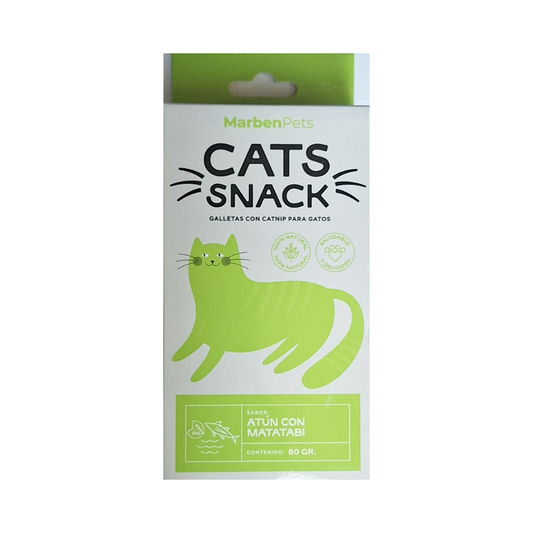 Cats Snack Galletas sabor atún con matatabi 80g
