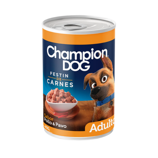 Champion Dog Lata Festin Pollo y Pavo 400g