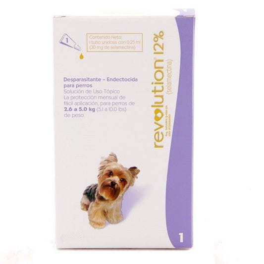 Revolution 12% Para Perros de 2,5-5,0kg