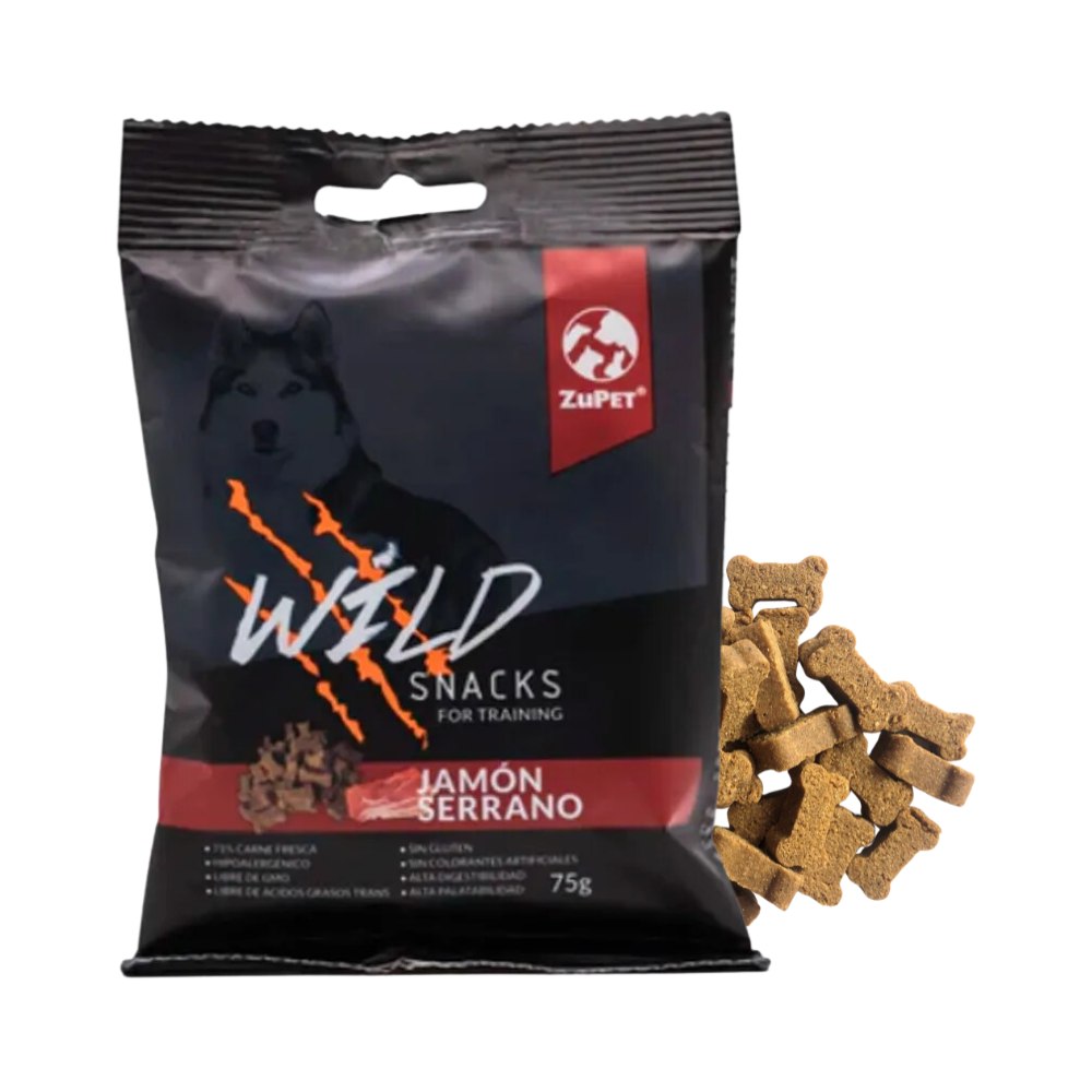 Snack Wild Jamon Serrano 75g Zupet