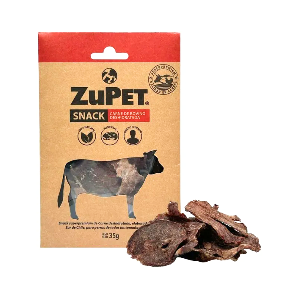 Snack Para Perro Zupet Deshidratado de Bovino 35g