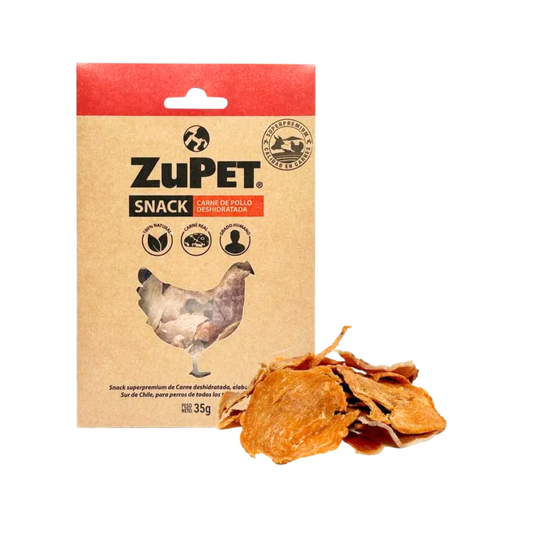 Snack Para Perro Zupet Deshidratado de Pollo 35g