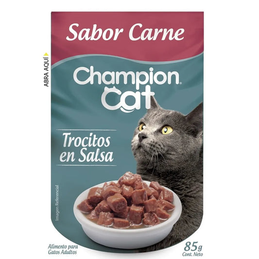 Champion Cat Pouch Sabor Carne 85gr
